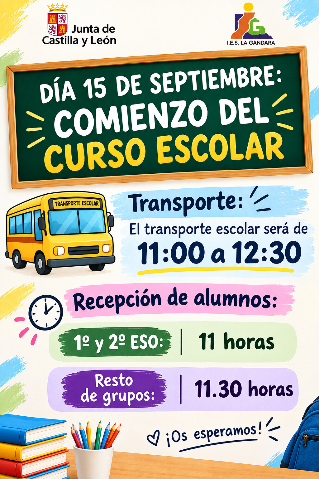 Cartel Inicio de curso 2026-27